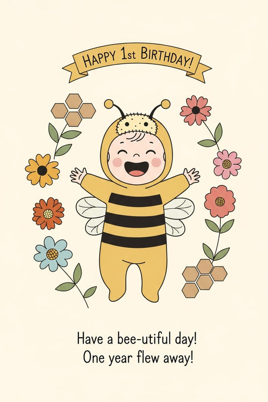 Bee-utiful First Birthday!