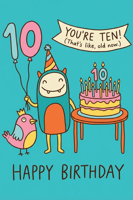 10th birthday - old now